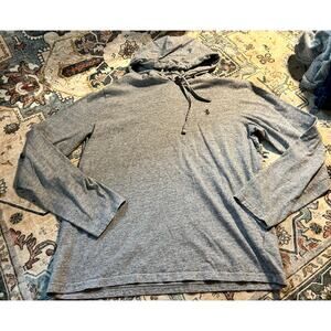 Polo Ralph Lauren lightweight Men's hooded long sleeve boat shirt comfy M